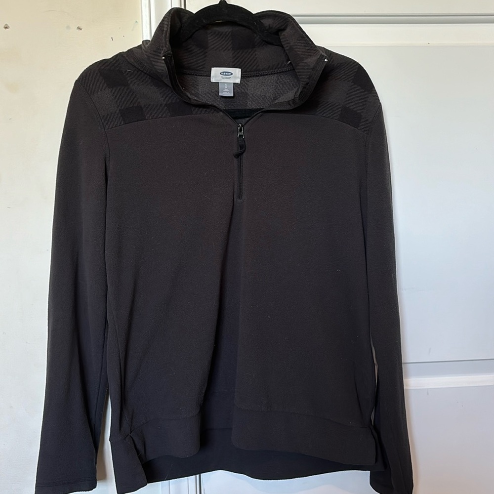 light black light weight quarter zip jacket